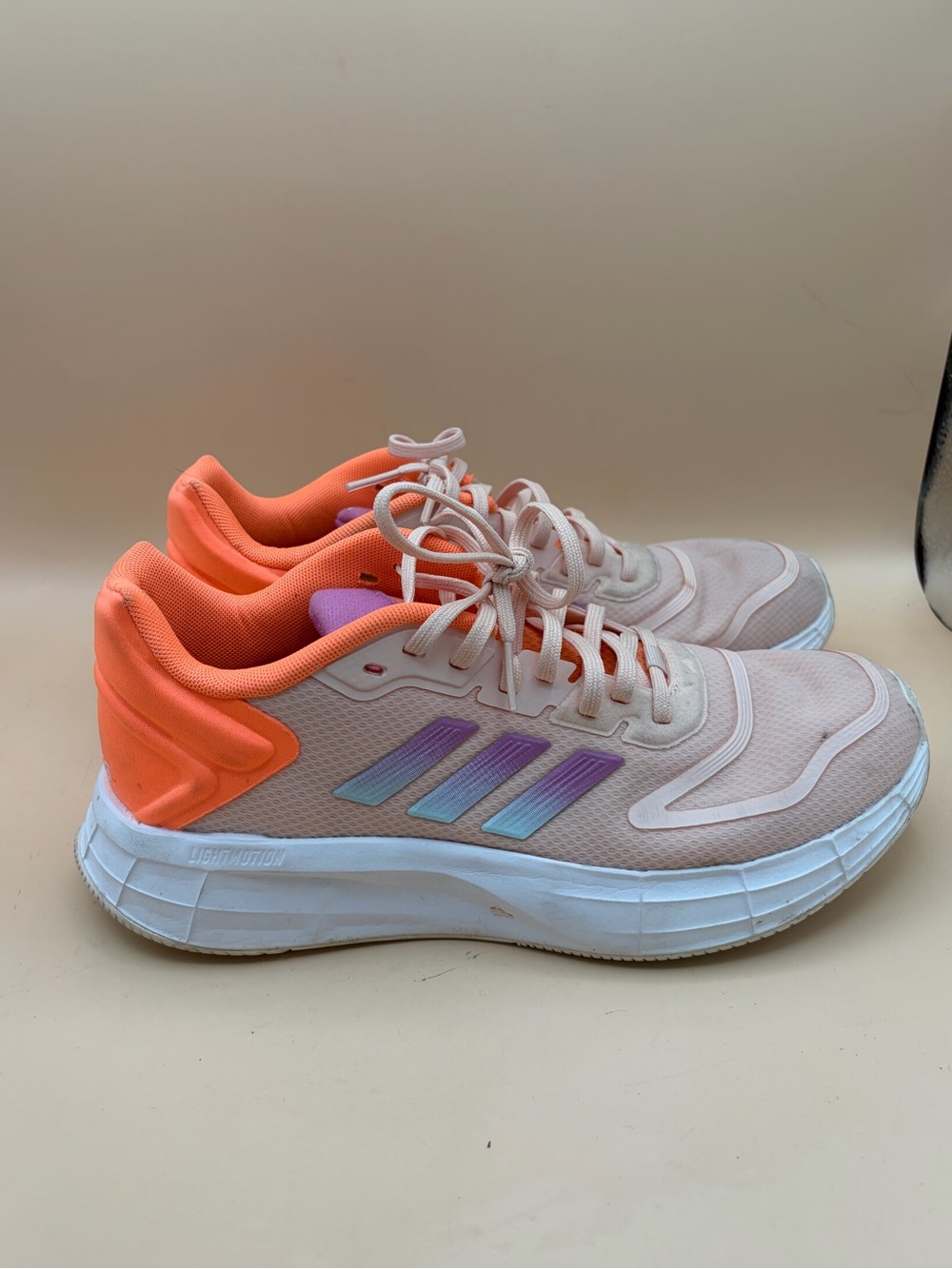 Adidas Women's Size 8.5 Duramo SL 2.0 Peach Coral Running Sneaker